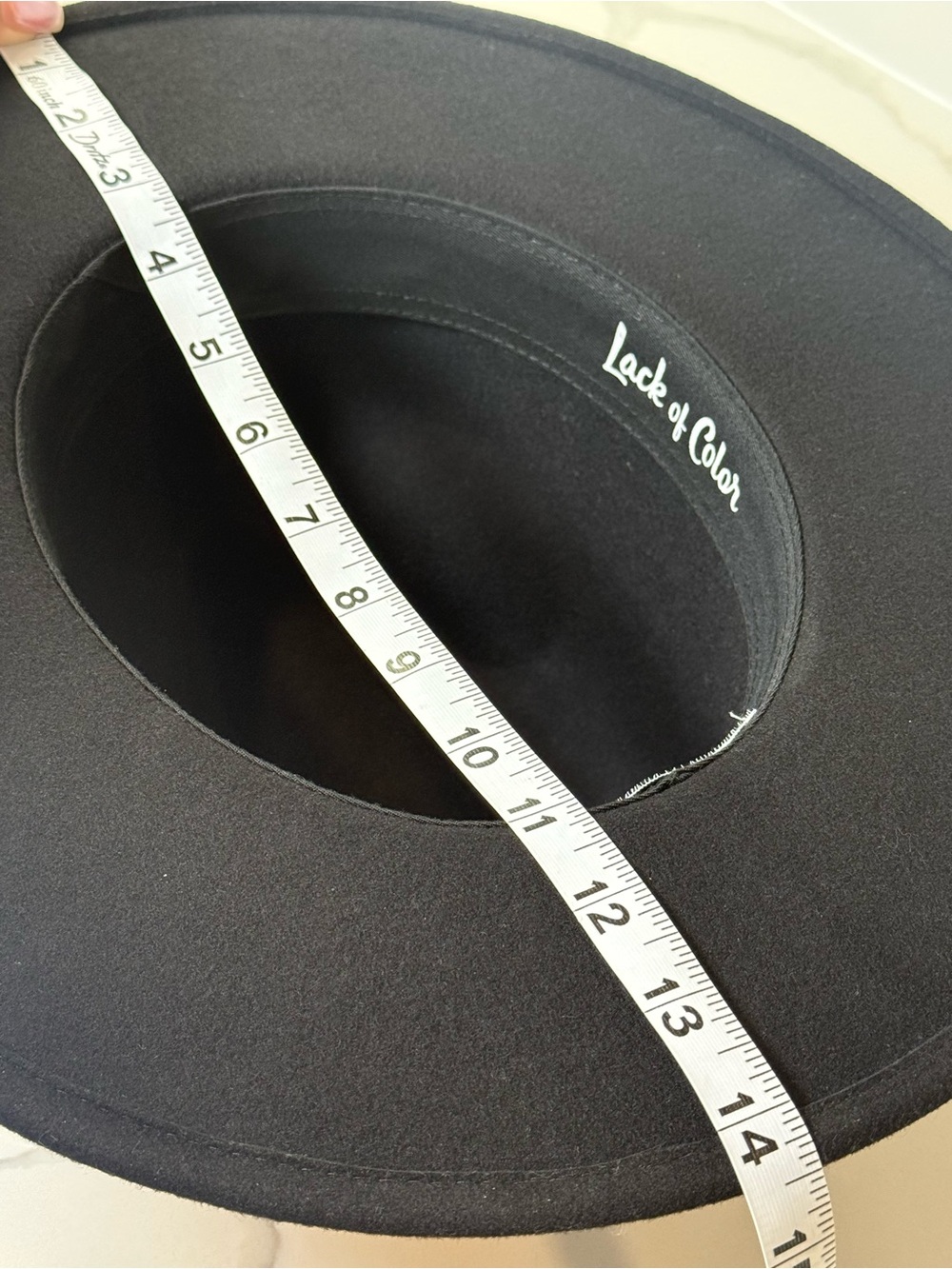 Lack of Color Prism Hat 55 cm black size small boho festival FLAWS NOTED - Picture 15 of 16